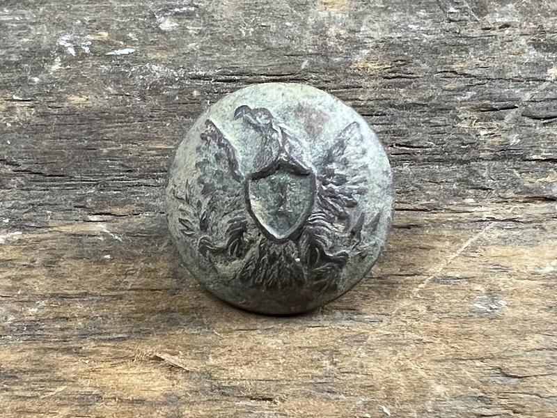 CIVIL WAR US EAGLE INFANTRY I COAT BUTTON