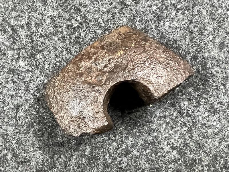 CIVIL WAR CS POLYGONAL FUSE HOLE ARTILLERY SHELL FRAG