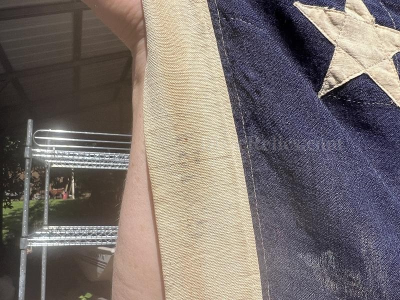 Original 46 Star US American Flag, 1908-1912 6 x 12 Feet Made by Horstmann