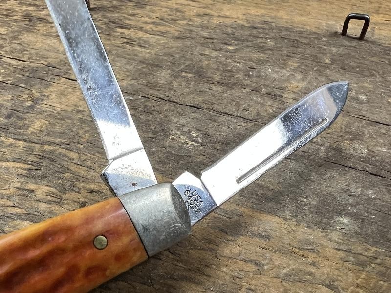 CASE XX USA 64052 Congress Bone Pocket Knife