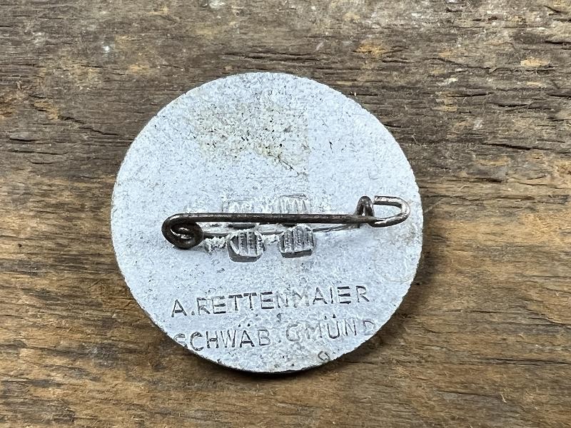 WW2 German 1 Mai 1939 Tinnie Pin -Albert Ihne