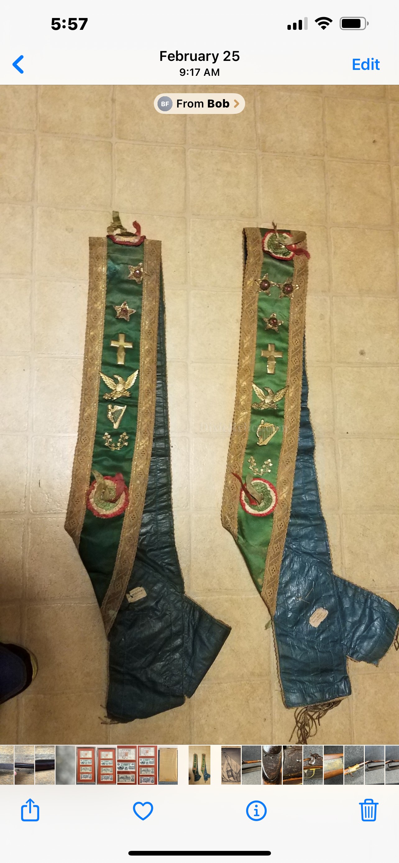 CIVIL WAR ERA NY IRISH BRIGADE COCKADE