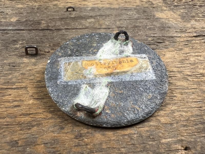 DUG UNION EAGLE BREASTPLATE RECOVERED 1955 SPOTSYLVANIA