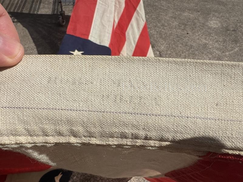 Original 46 Star US American Flag, 1908-1912 6 x 12 Feet Made by Horstmann