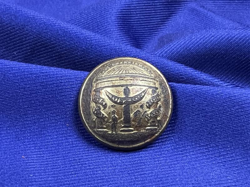 DUG CONFEDERATE GEORGIA COAT BUTTON HORSTMANN RMDC BM