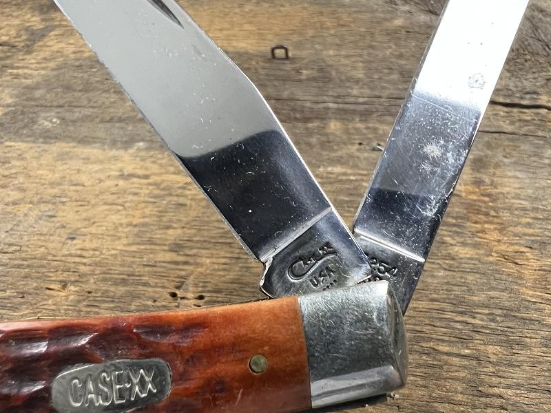 Case XX Stainless USA 1990s 6254 SSP Stainless Trapper Knife