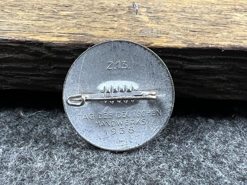WWII GERMAN 1938 TAG DES DEUTSCHEN TINNIE PIN