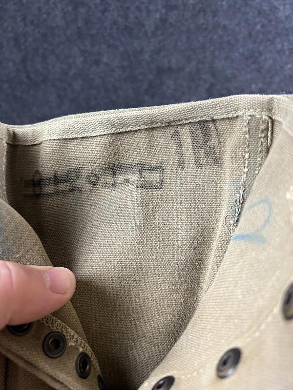 ORIGINAL WWII US ARMY CANVAS LEGGINGS GATORS WRAPS