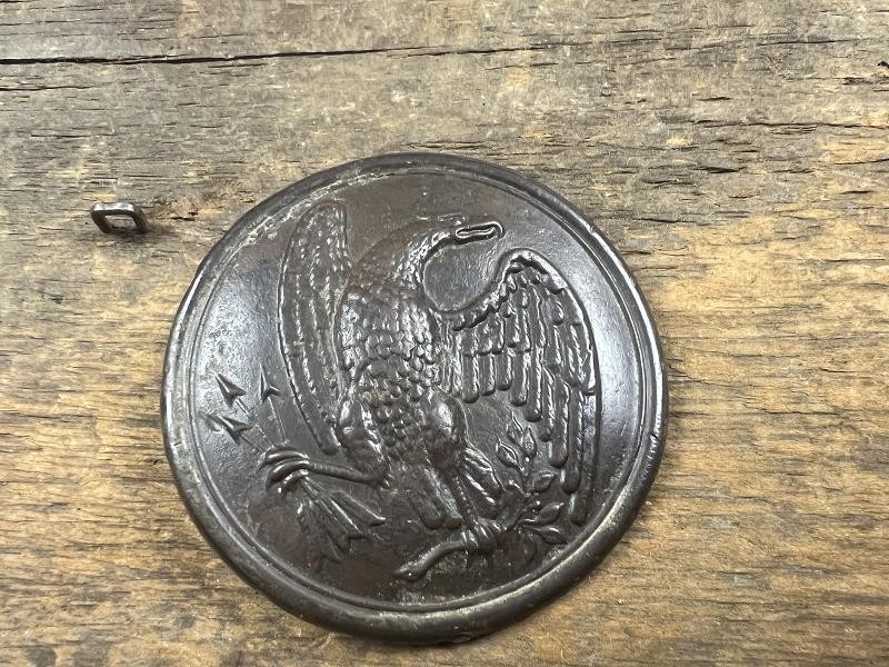 DUG UNION EAGLE BREASTPLATE RECOVERED 1955 SPOTSYLVANIA