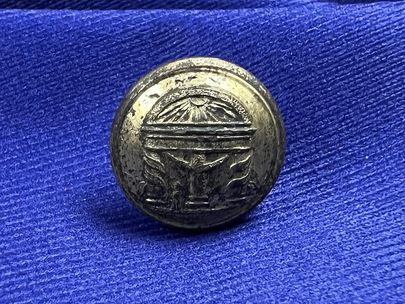 DUG CONFEDERATE GEORGIA CUFF BUTTON SCOVILL BM