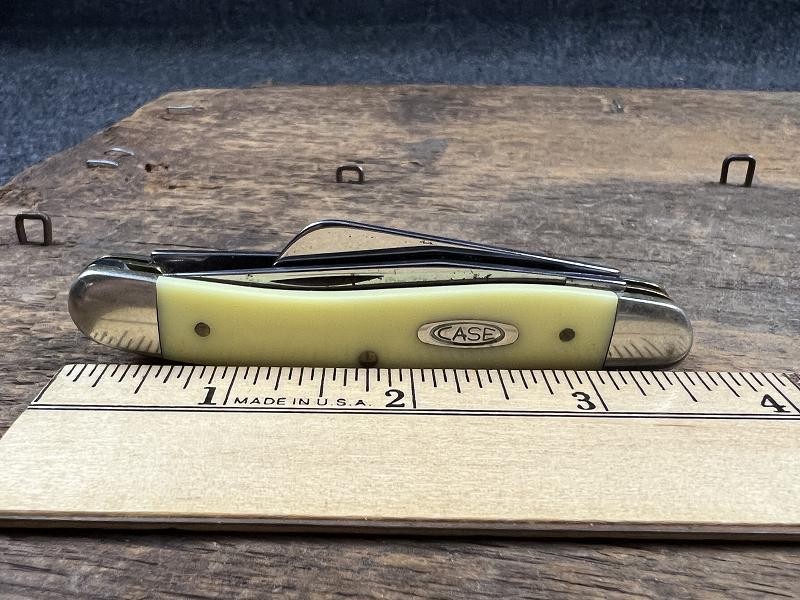 Case XX WR Pocket Knife Yellow Synthetic Medium Stockman 3318 CV