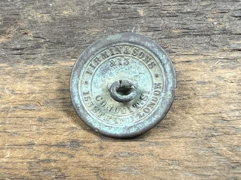 1840S BRITISH REO NOM FORTUNE MILITARY 1 PC BUTTON FIRMIN AND SONS LONDON