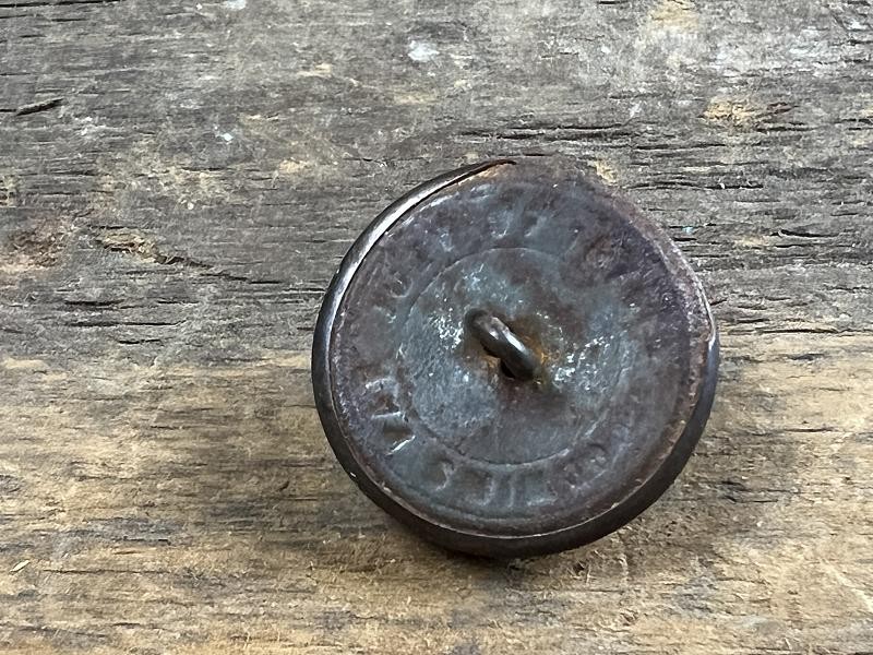 CONFEDERATE UCV VETERAN KENTUCKY STAFF OFFICER 7/8 BRASS COAT BUTTON GOODWINS