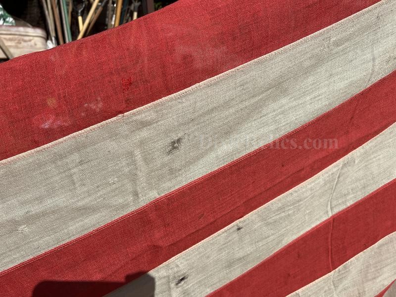 Original 46 Star US American Flag, 1908-1912 6 x 12 Feet Made by Horstmann