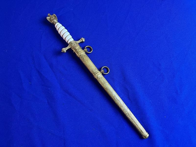 WWII GERMAN KRIEGSMARINE U-BOAT OFFICER DRESS DAGGER
