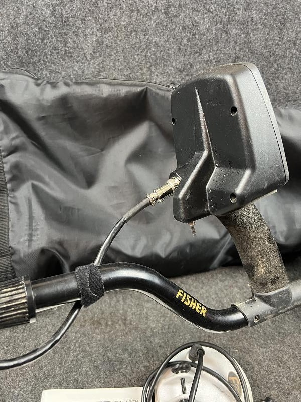 Fisher F75 Metal Detector with Waterproof 11" DD Coil Headphones and Carry Bag