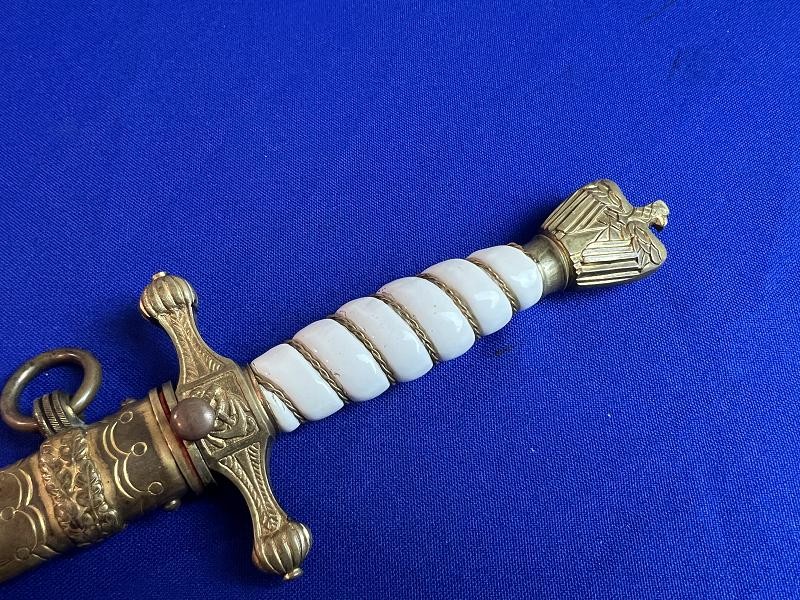 WWII GERMAN KRIEGSMARINE U-BOAT OFFICER DRESS DAGGER