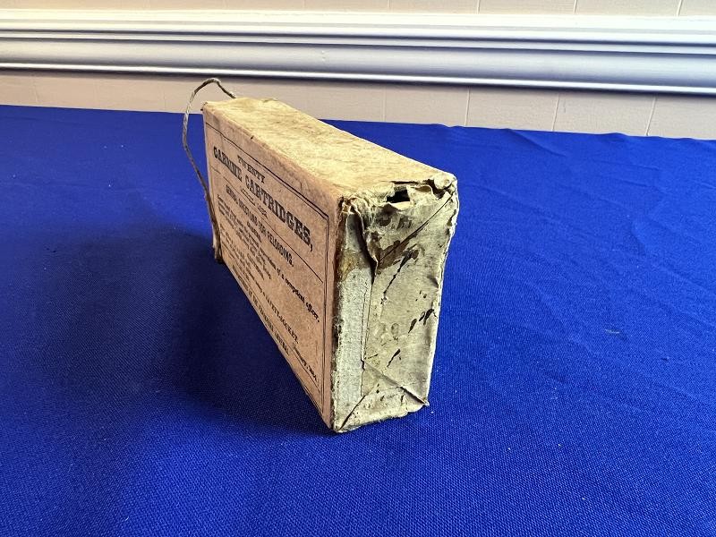Sealed Box of Twenty .45-70 Carbine Cartridges manufactured at the Frankford Arsenal April of 1882
