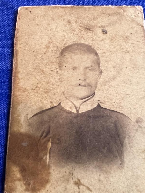 Cadet Soldier CDV Civil War Era Image