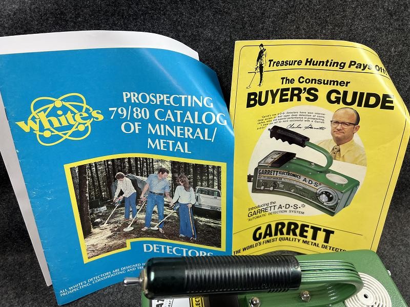 Garrett Electronis ADS VLF/TR Deepseeker Metal Detector- Very Nice Shape