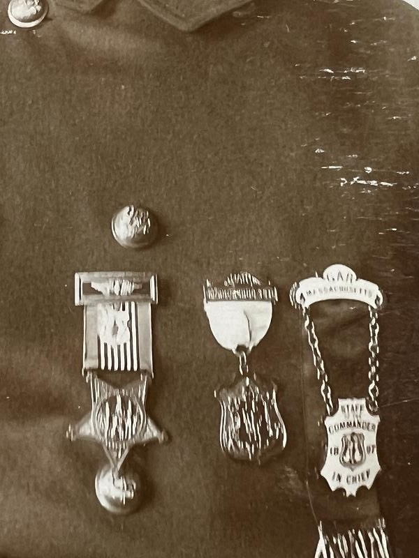 Union Army veteran of the American Civil War GAR Staff of Commander Chief Cabinet Cards