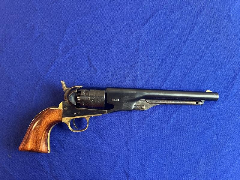 Gardone Italian Reproduction of a Colt Army 44 caliber Revolver in box with accessories