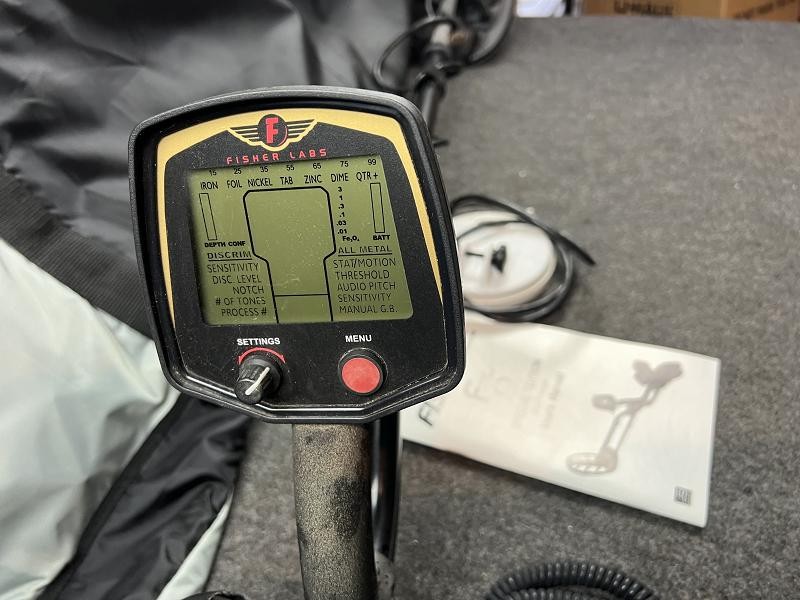 Fisher F75 Metal Detector with Waterproof 11" DD Coil Headphones and Carry Bag
