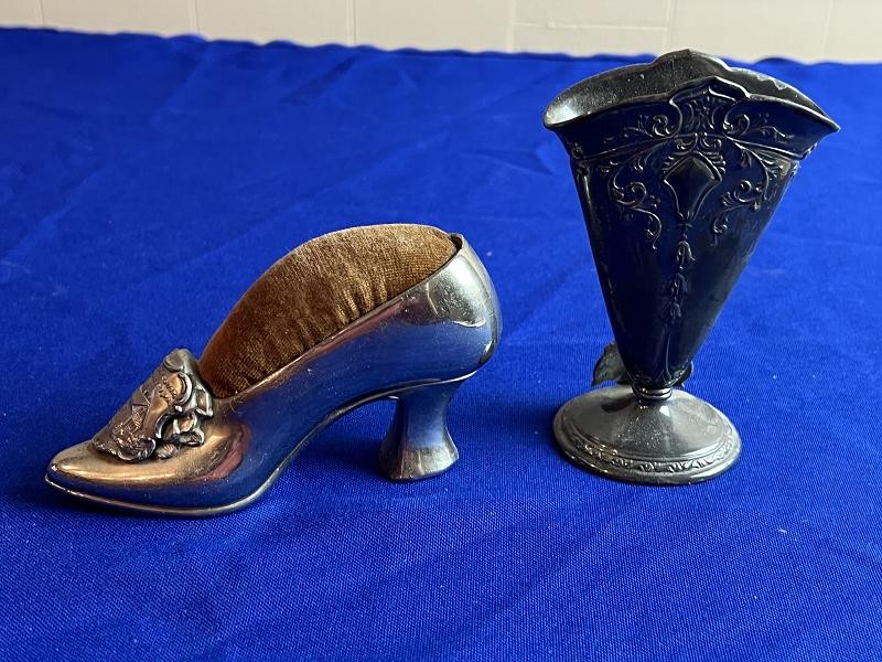 Gettysburg Jenny Wade Souvenirs Shoe Pin Cushion and Vase