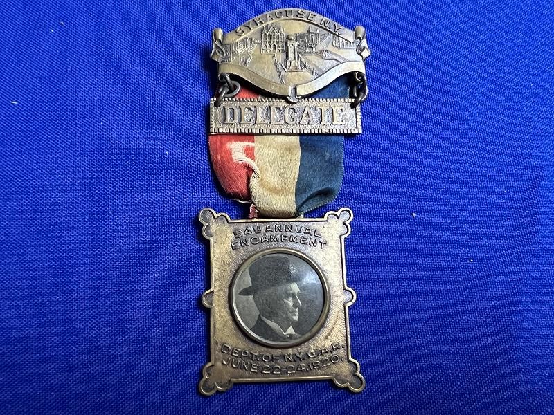1920 GAR Veterans 54th Syracuse NY Encampment Delegate Medal