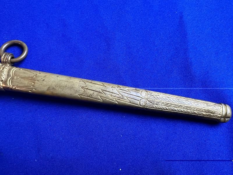 WWII GERMAN KRIEGSMARINE U-BOAT OFFICER DRESS DAGGER