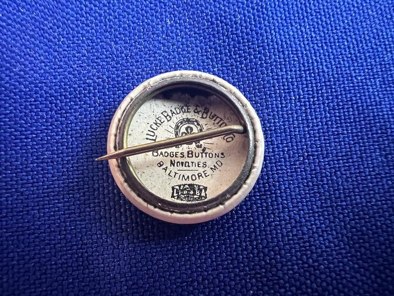 HOME FOR CONFEDERATE WOMEN CELLULOID PIN BUTTON