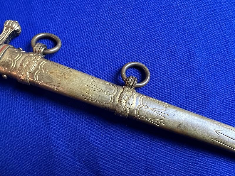 WWII GERMAN KRIEGSMARINE U-BOAT OFFICER DRESS DAGGER
