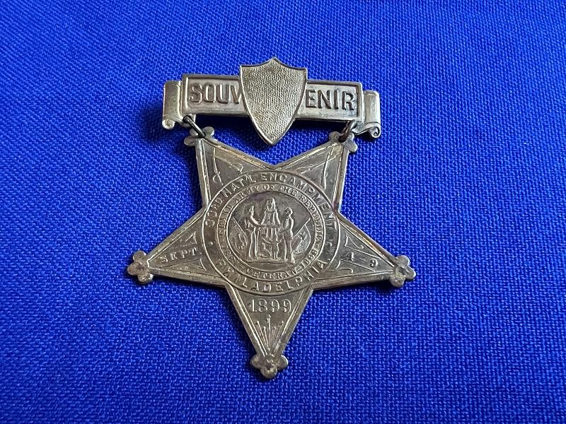 1899 PHILADELPHIA 33RD NATIONAL ENCAMPMENT SOUVENIR MEDAL