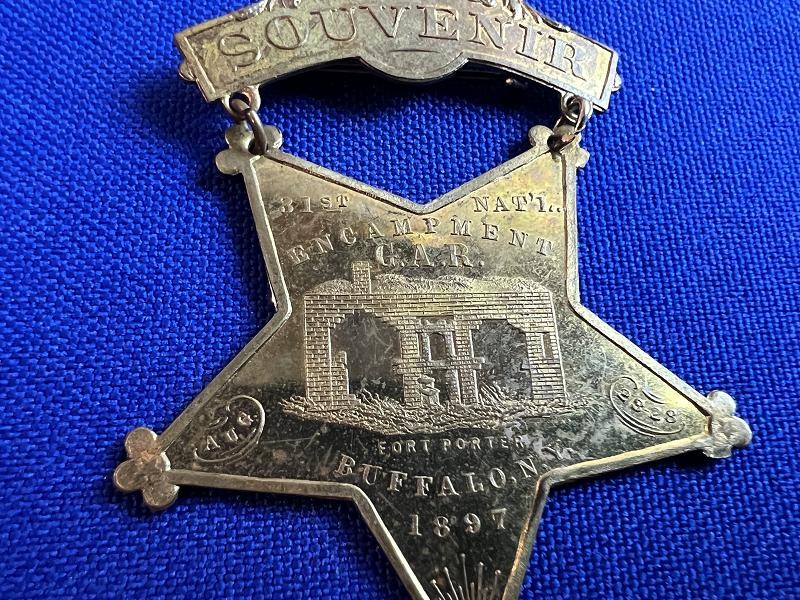 1897 BUFFALO 31ST NATIONAL ENCAMPMENT SOUVENIR MEDAL