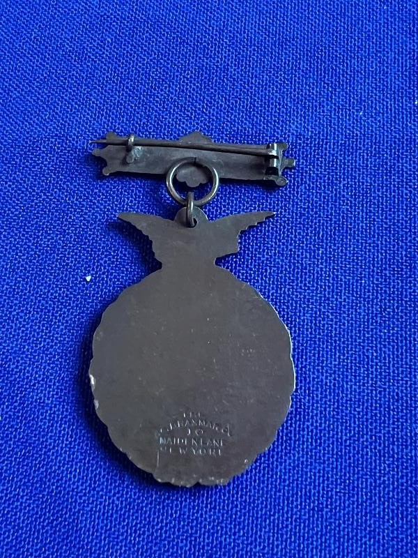 OLD GUARD OF NEW YORK L.G. 1826 C.C. 1833 VETERANS MEDAL BADGE