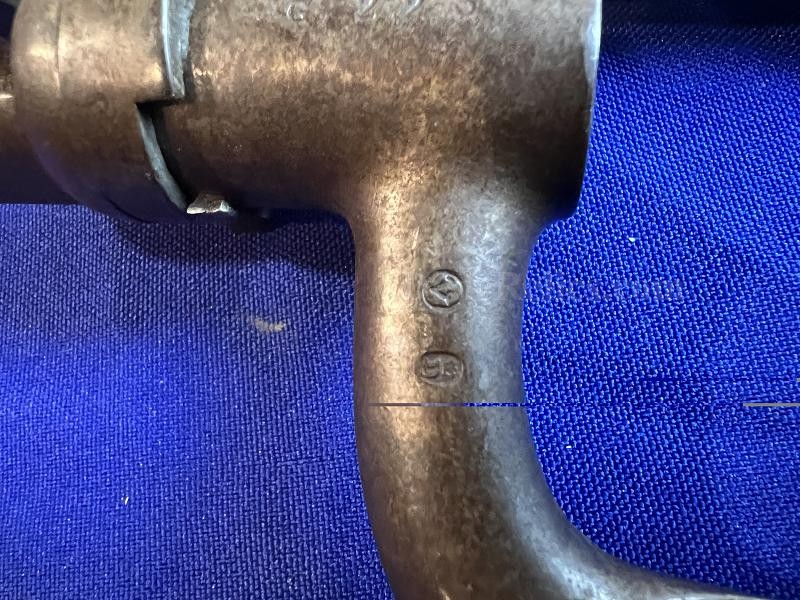 Swedish Model 1867 Bayonet for Rolling Block Rifle with Original Scabbard