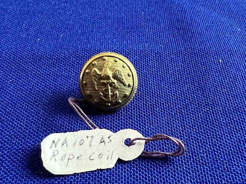 Civil War Era US Navy Officer Cuff Size Button Tice