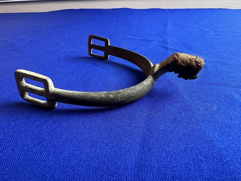 Dug Union Civil War Dog Head Style Cavalry Spur