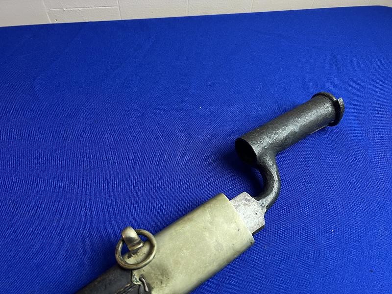 P1849 AUSTRIAN RIFLE SABRE BAYONET WITH SCABBARD