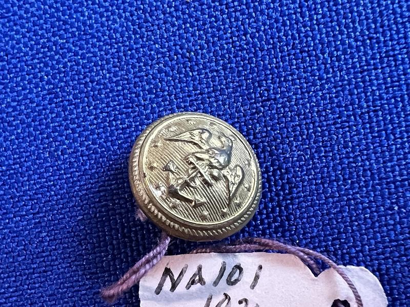 Civil War Era US Navy Officer Cuff Size Button NA101 Alberts