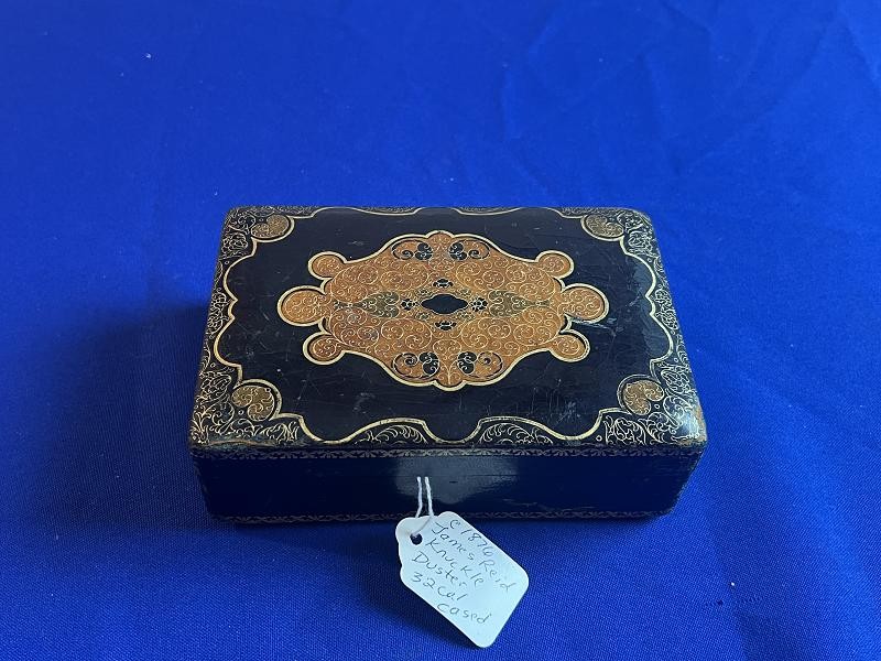 Rare Cased James Reid Knuckle Duster Revolver