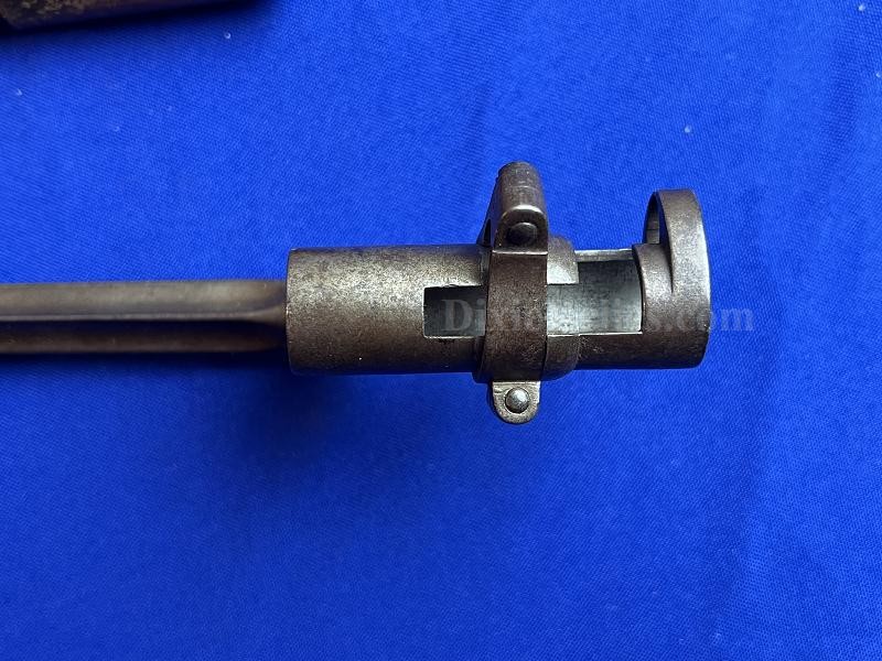 Swedish Model 1867 Bayonet for Rolling Block Rifle with Original Scabbard