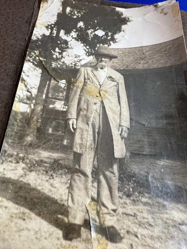 Confederate Veteran UCV Original Large Photgraph