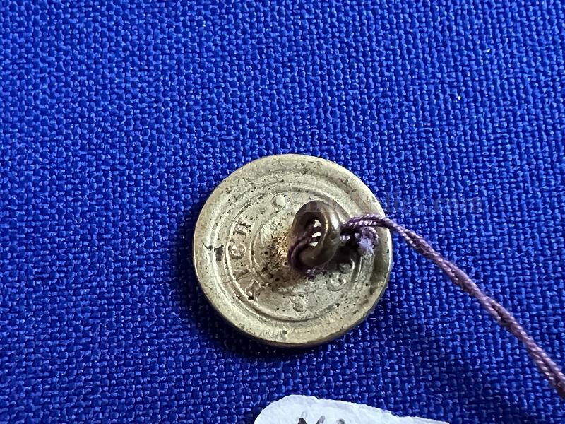 1830s US Navy Officer Cuff Size Button Rich Color BM NA86AV Alberts Book