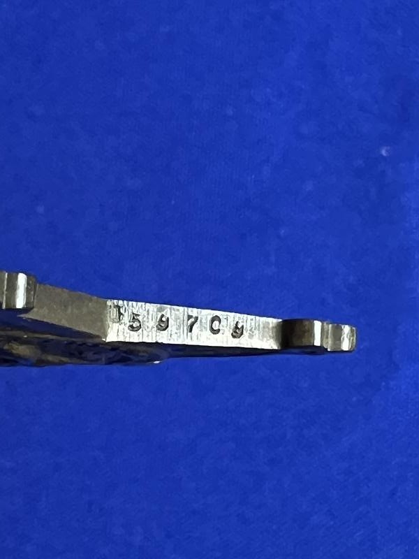 Civil War Veteran GAR Membership Badge Numbered 159709