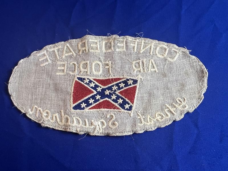 VINTAGE CONFEDERATE AIR FORCE LARGE JACKET PATCH
