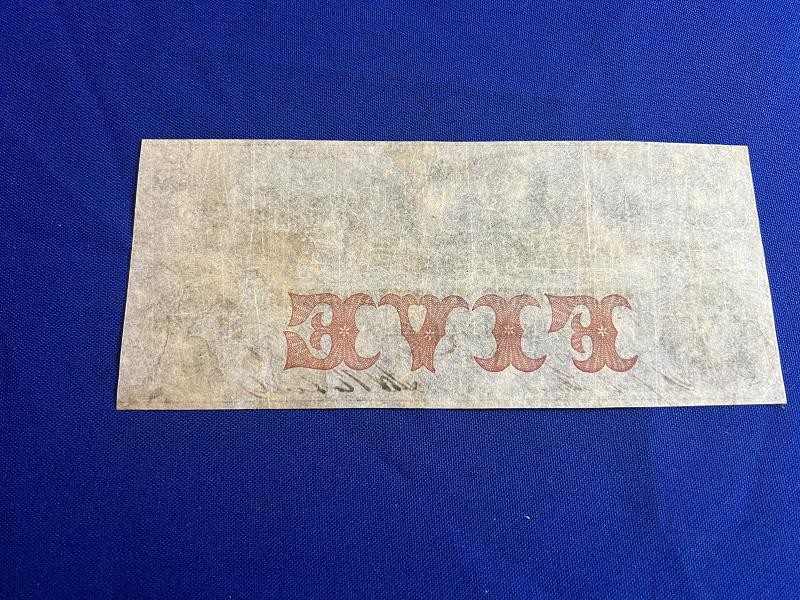 1856 $5 Dollar Merchants and Planters Bank Note Savannah, GEORGIA Currency