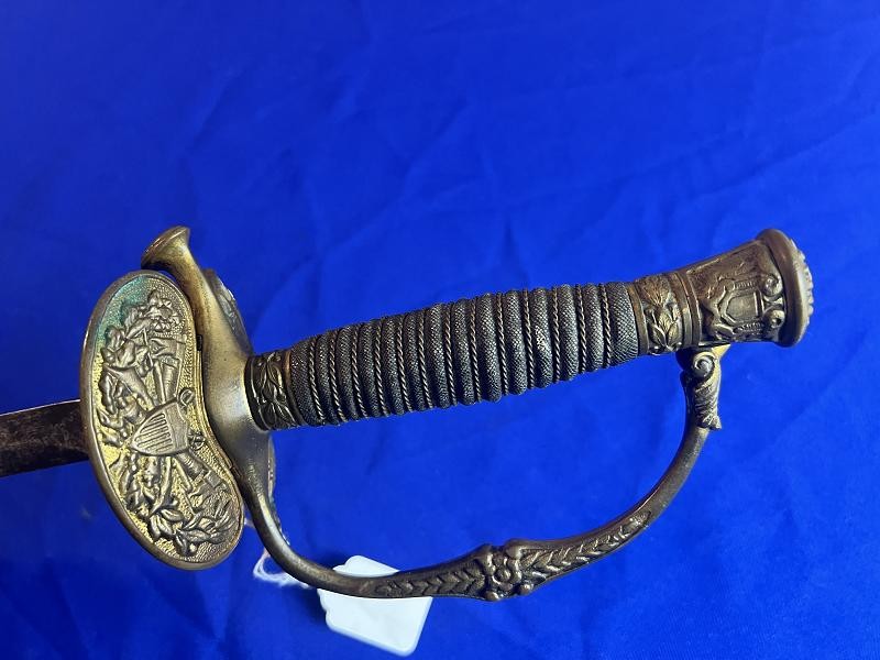 US M1860 CIVIL WAR ERA STAFF OFFICER’S SWORD