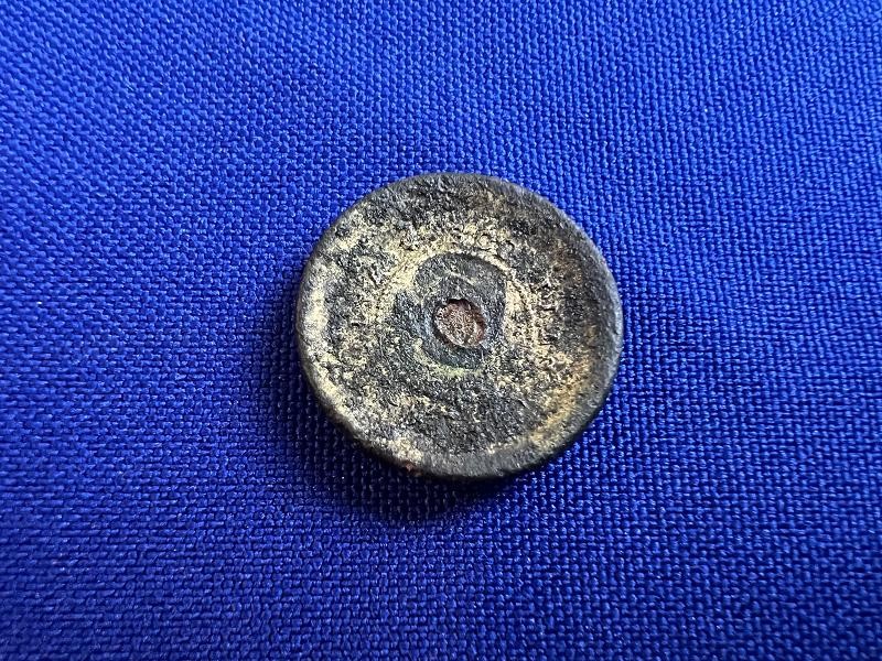 Large Flower Button Coat Button 23mm recovered Kennesaw Mnt GA