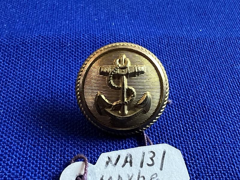 Civil War Era US Navy Officer Vest Size Button NA131 Tice Book